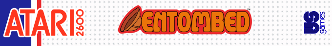 Entombed logo for Atari 2600
